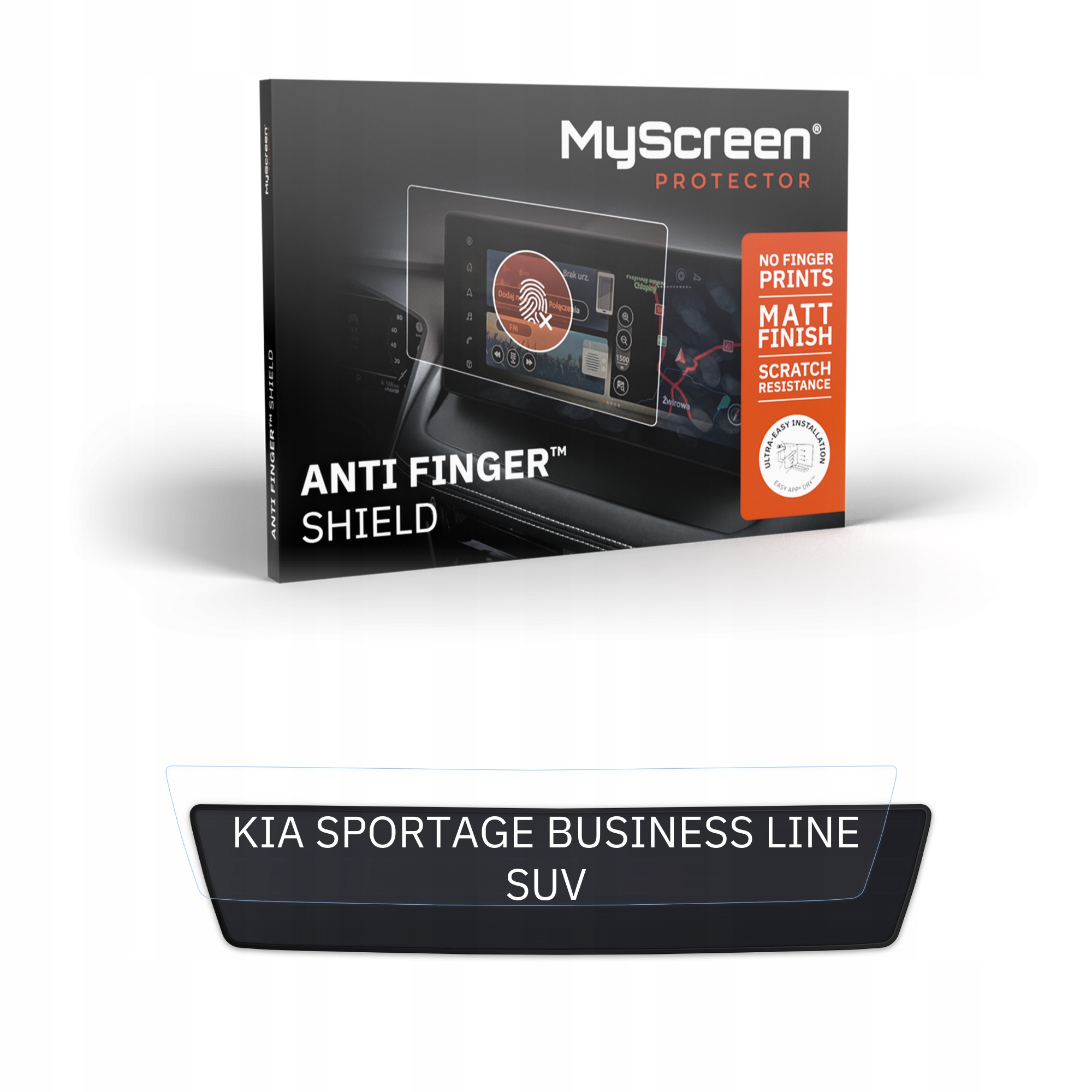 Kia Sportage Business Line Suv 2021 Středový Panel Palubní Desky 01 12,3" Matný