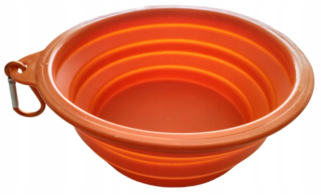 

silikonowa składana miska dla psa / szczeniaka 0,8