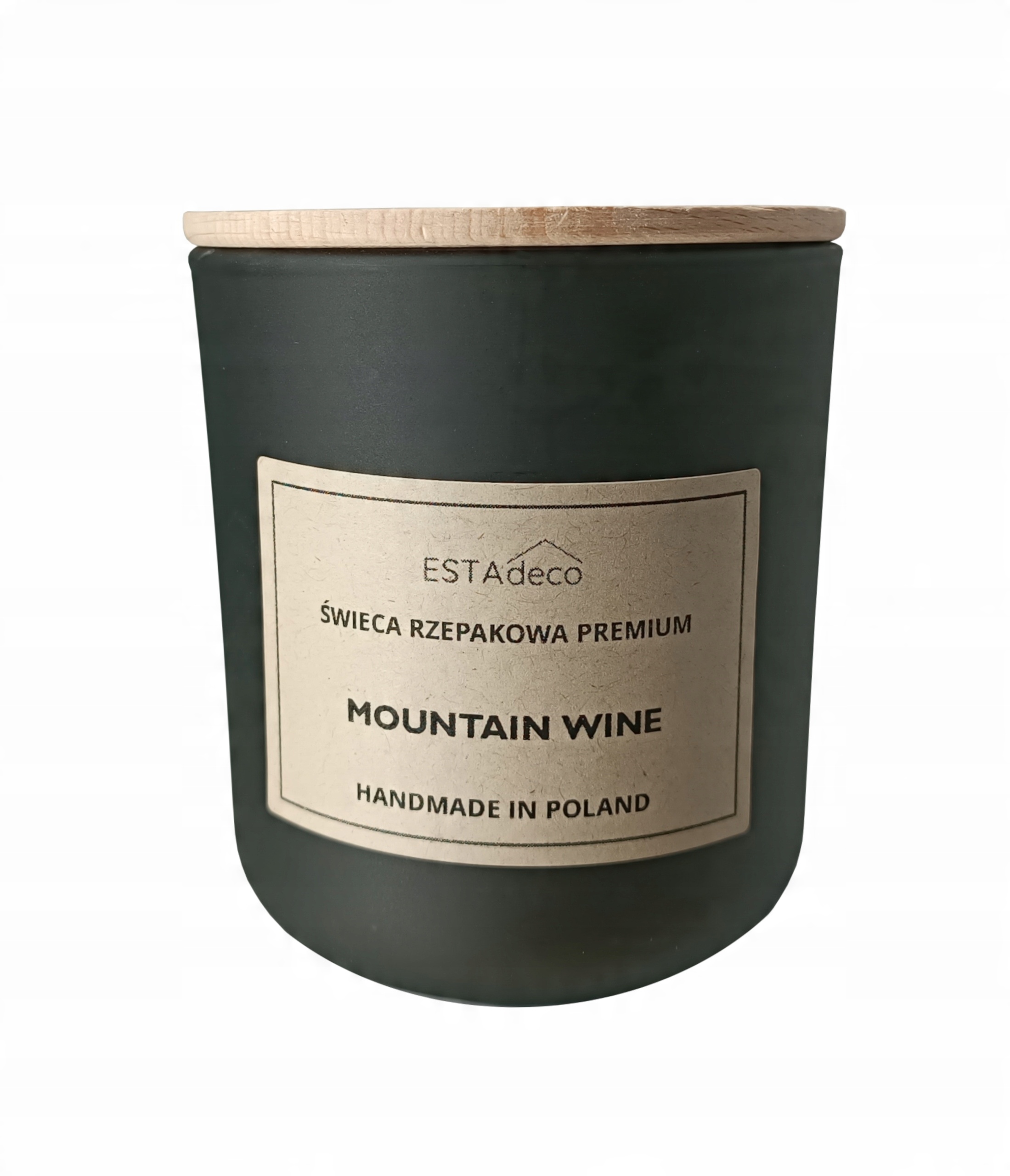 

Świeca Naturalna Eko Wegan 270ml rzepak Wine