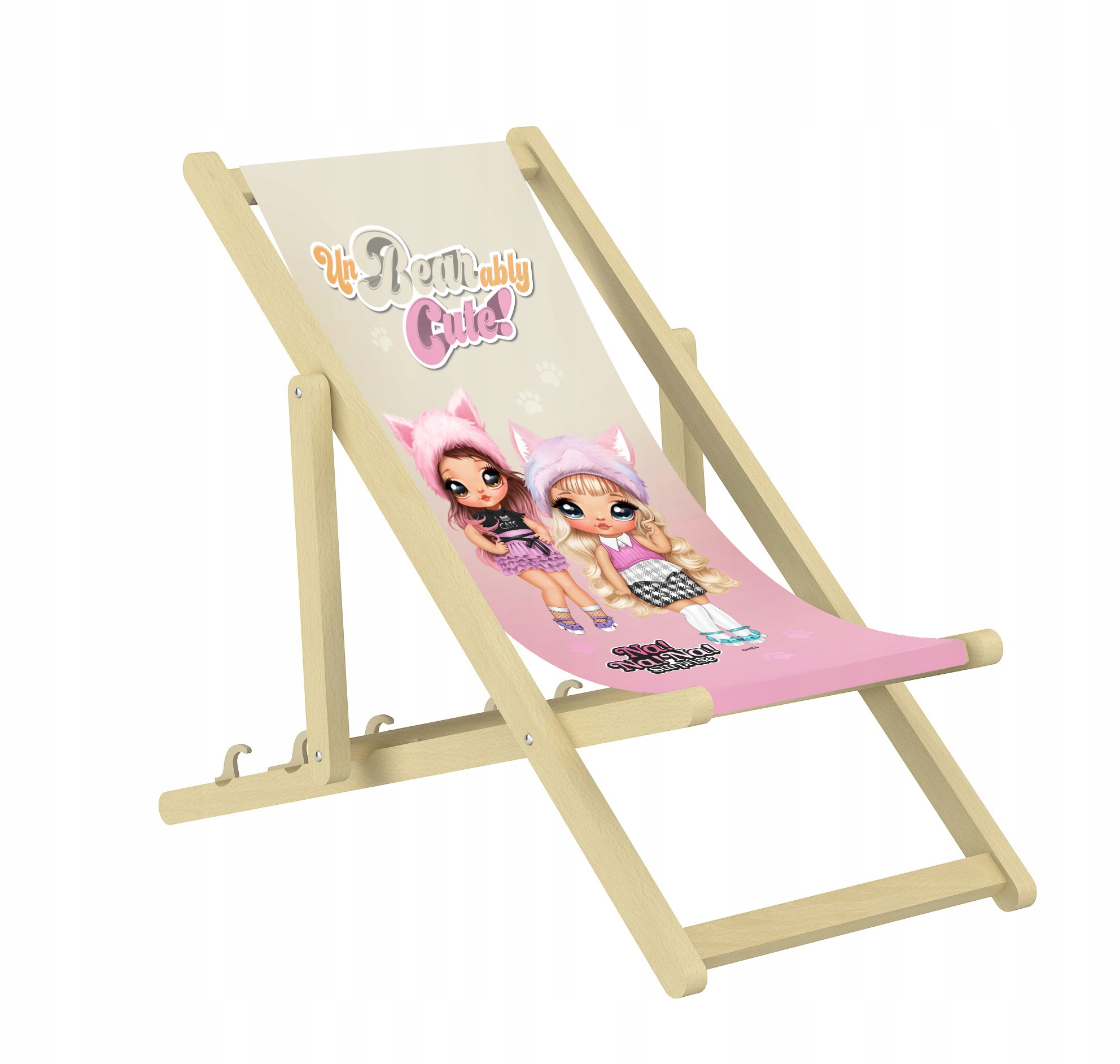 LEŻAK DZIECIĘCY dla dzieci OGRODOWY PLAŻOWY LOL RAINBOW HIGH 2 grafiki Rodzaj Leżaczek