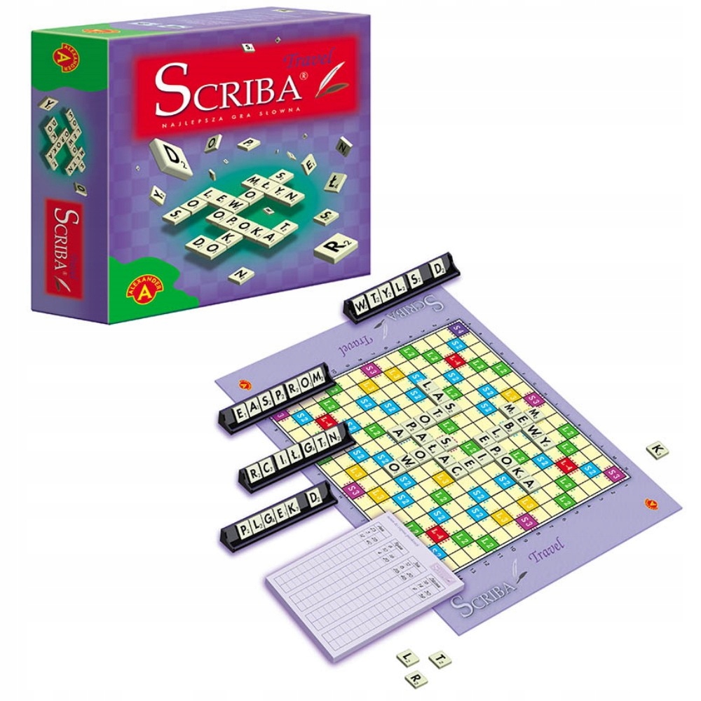 GRA SŁOWNA SCRIBA TRAVEL ALEXANDER UŁÓŻ SŁOWA