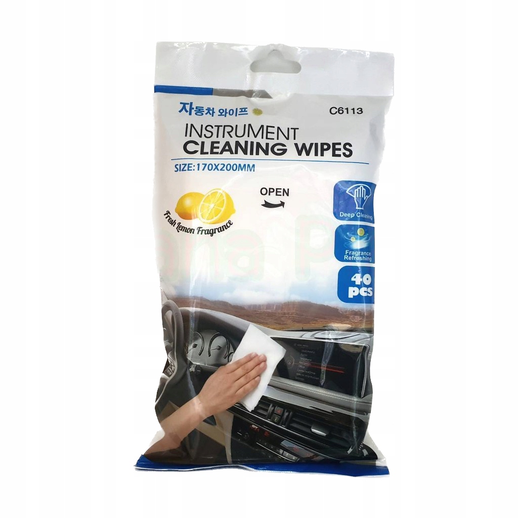 Car Instrument Cleaning Wipes