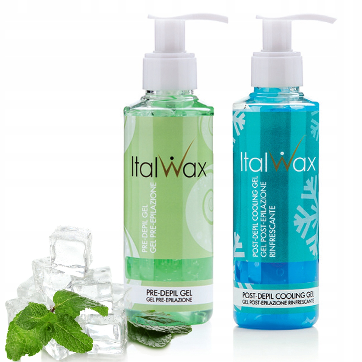 

Zestaw ItalWax 2x250ml Żel przed po depilacji