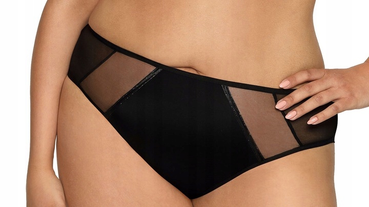 Figi damskie Ava 1923 XXXL Czarne zmysłowe komplet Marka Ava