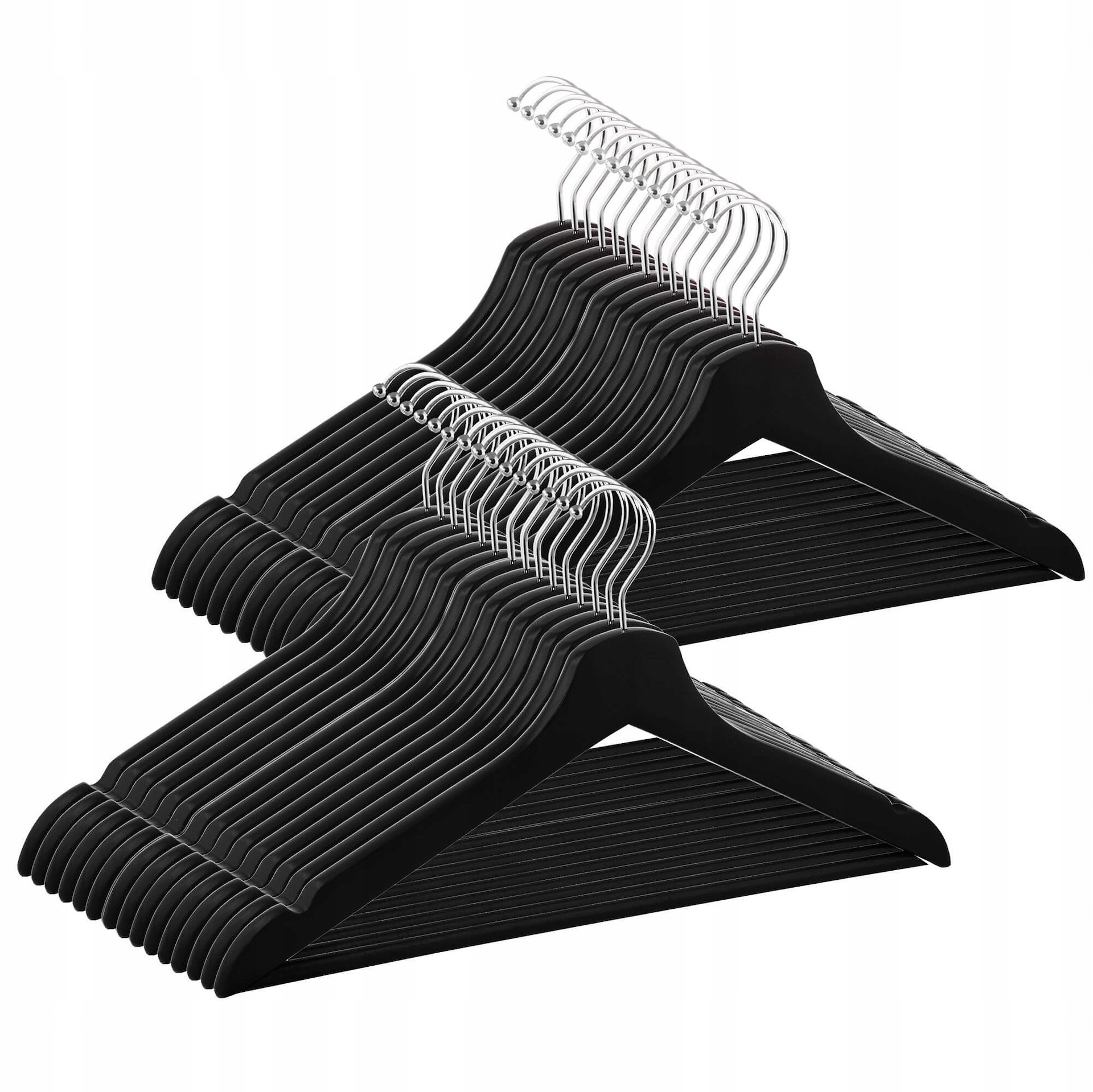 30 x Dřevěné Věšáky Na Oblečení A Oblečení Univerzální Šatník