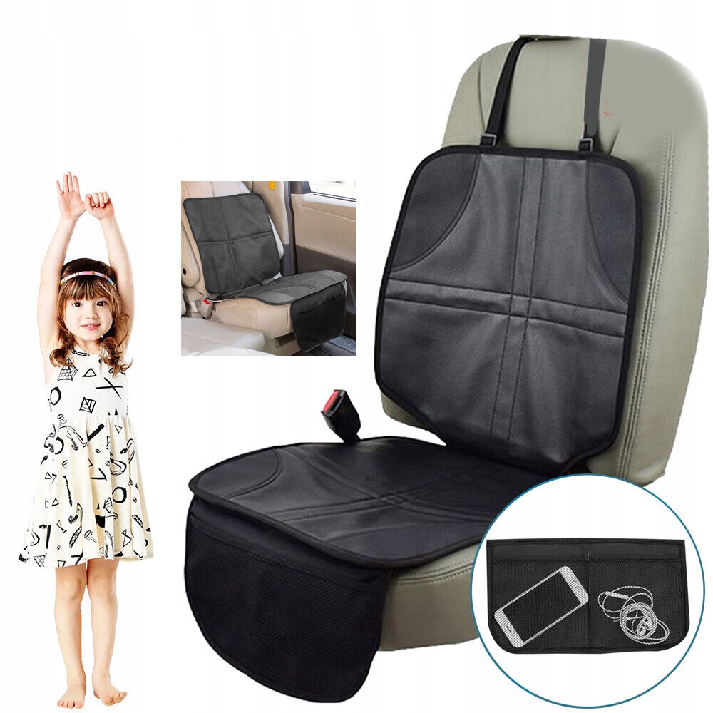 MATA OCHRONNA POD FOTELIK SAMOCHODOWY MOCNA OSŁONA FOTELA POKROWIEC DO AUTA Materiał poliester