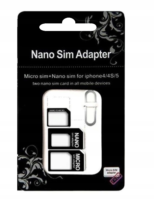 

Zestaw Adapter Karty Sim 4w1 micro Usb nano Usb