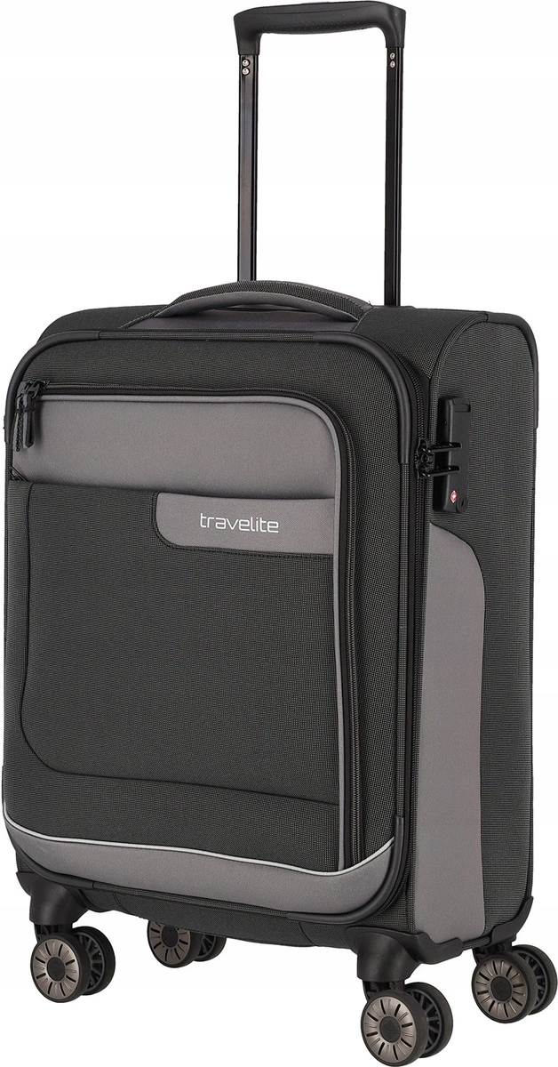Walizka kabinowa Travelite Viia 55 cm antracytowa