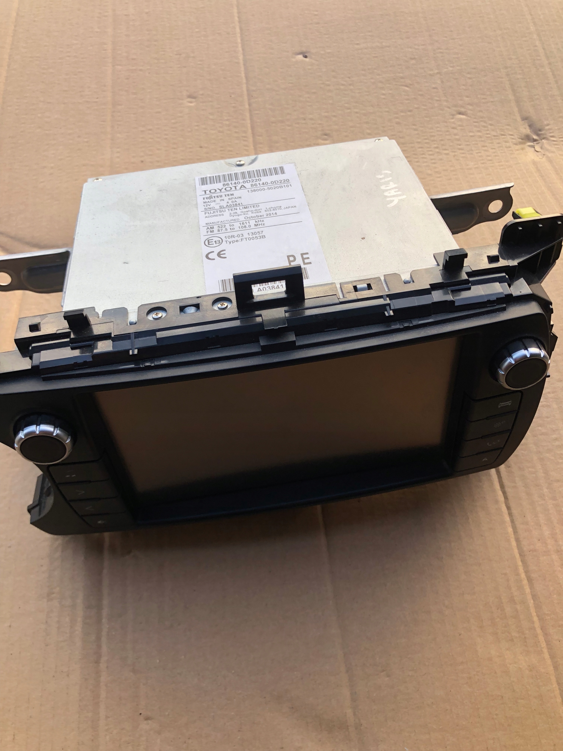 РАДІО МОНІТОР НАВІГАЦІЯ FUJITSU TOYOTA OE 86140-0D220 