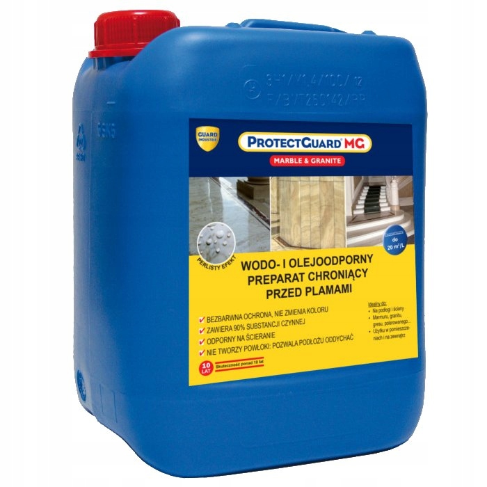 Impregnát na žulu, mramor a bezbarvé desky ProtectGuard Mg 5L