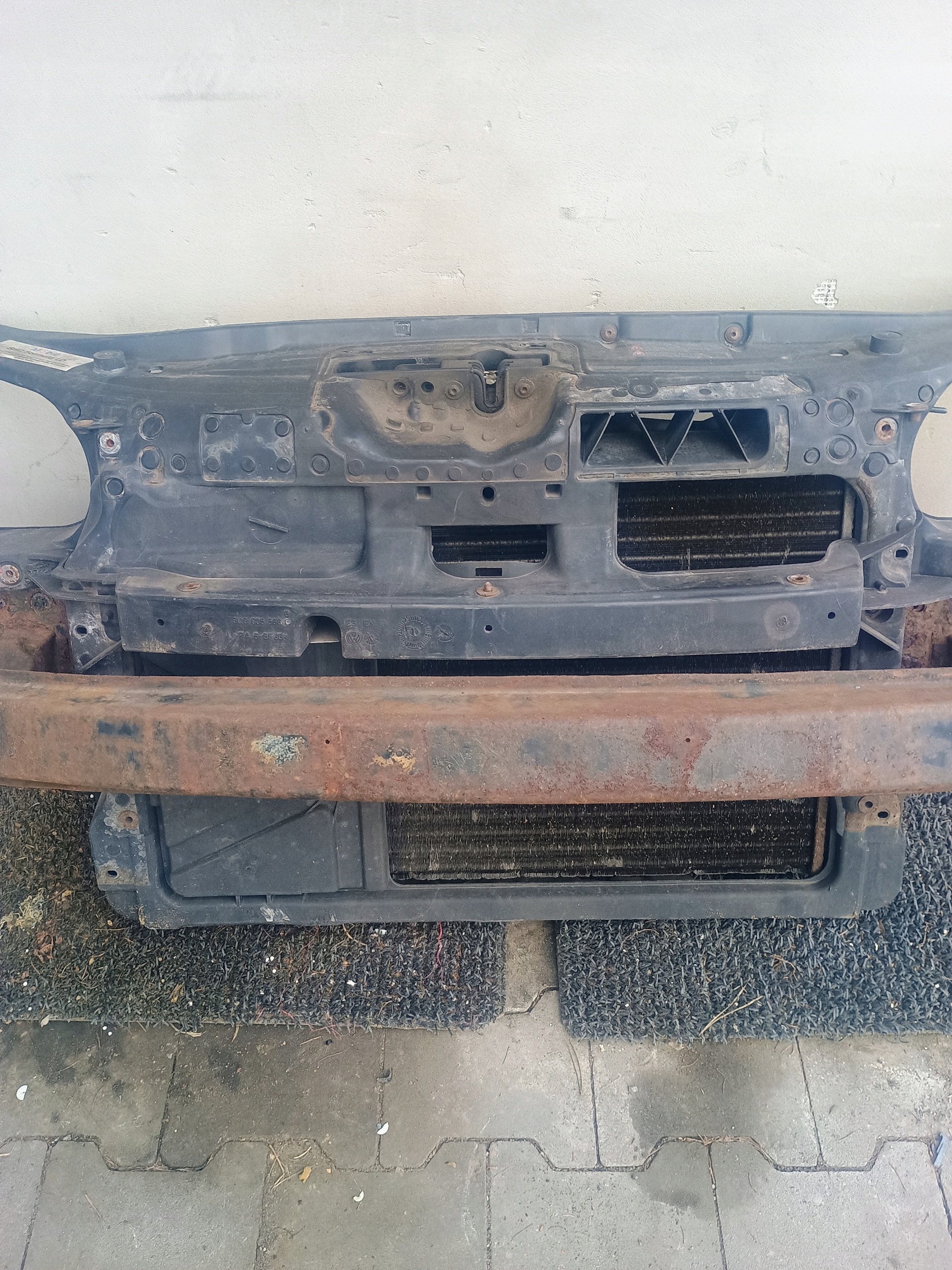 support panel for radiators radiator VW POLO IV 9N