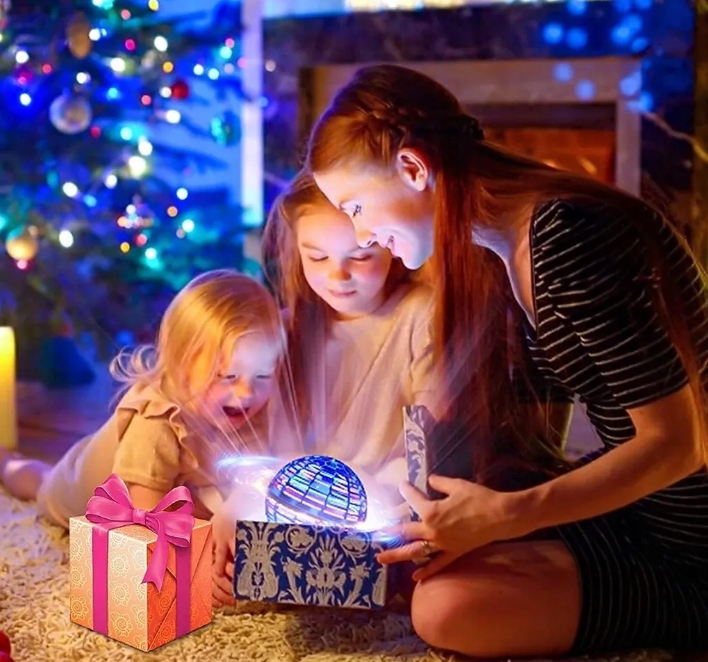 LATAJĄCA PIŁKA UFO BALL SPACE BOOMERANG MAGICZNY PREZENT DLA DZIECI STEROWANY RĘCZNIE Materiał plastik