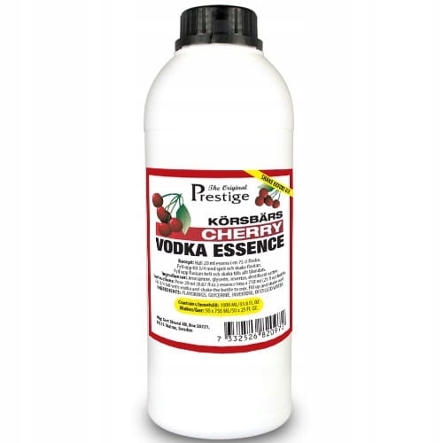 Alkoholová esence Prestige Cherry Vodka 1L visící