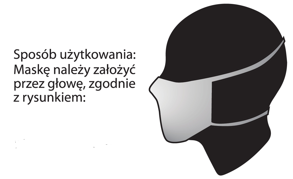 MASKA MASECZKA NA TWARZ WIELORAZOWA PA J. SREBRA Wzór dominujący bez wzoru