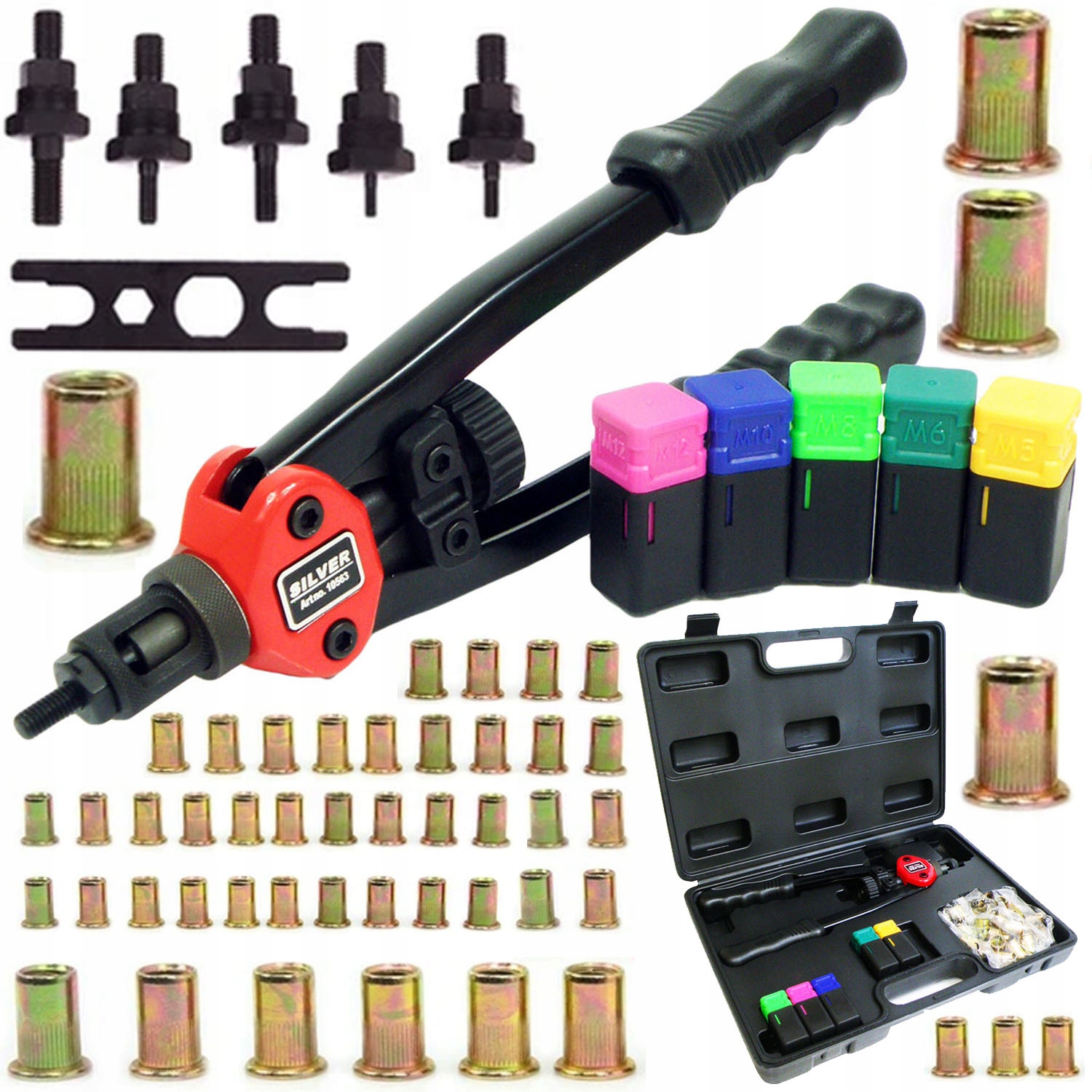 NITOWNICA RECZNA DO NITONAKRETEK M5 M12 ZESTAW 62e