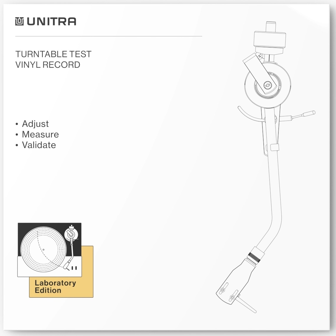 Płyta testowa/ kalibracyjna Unitra Laboratory Edition