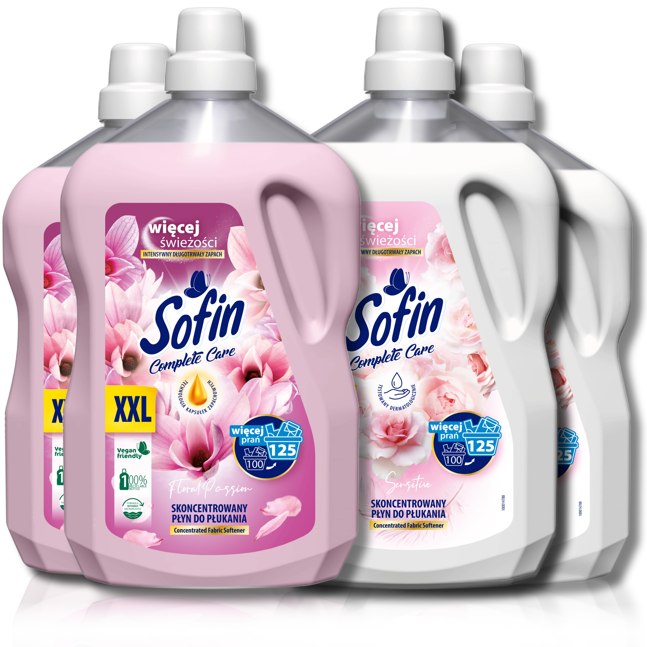 Levně Sofin tekutá aviváž Floral Passion, Sensitive XXL 2,5 l x 4 400 praní