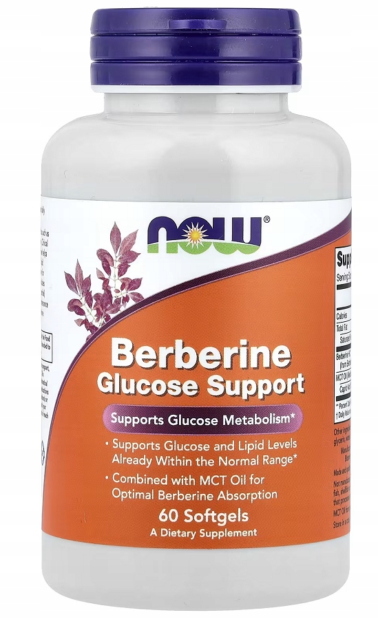 Now Foods Berberine HCl 400 mg – 60 kapslí – Berberin
