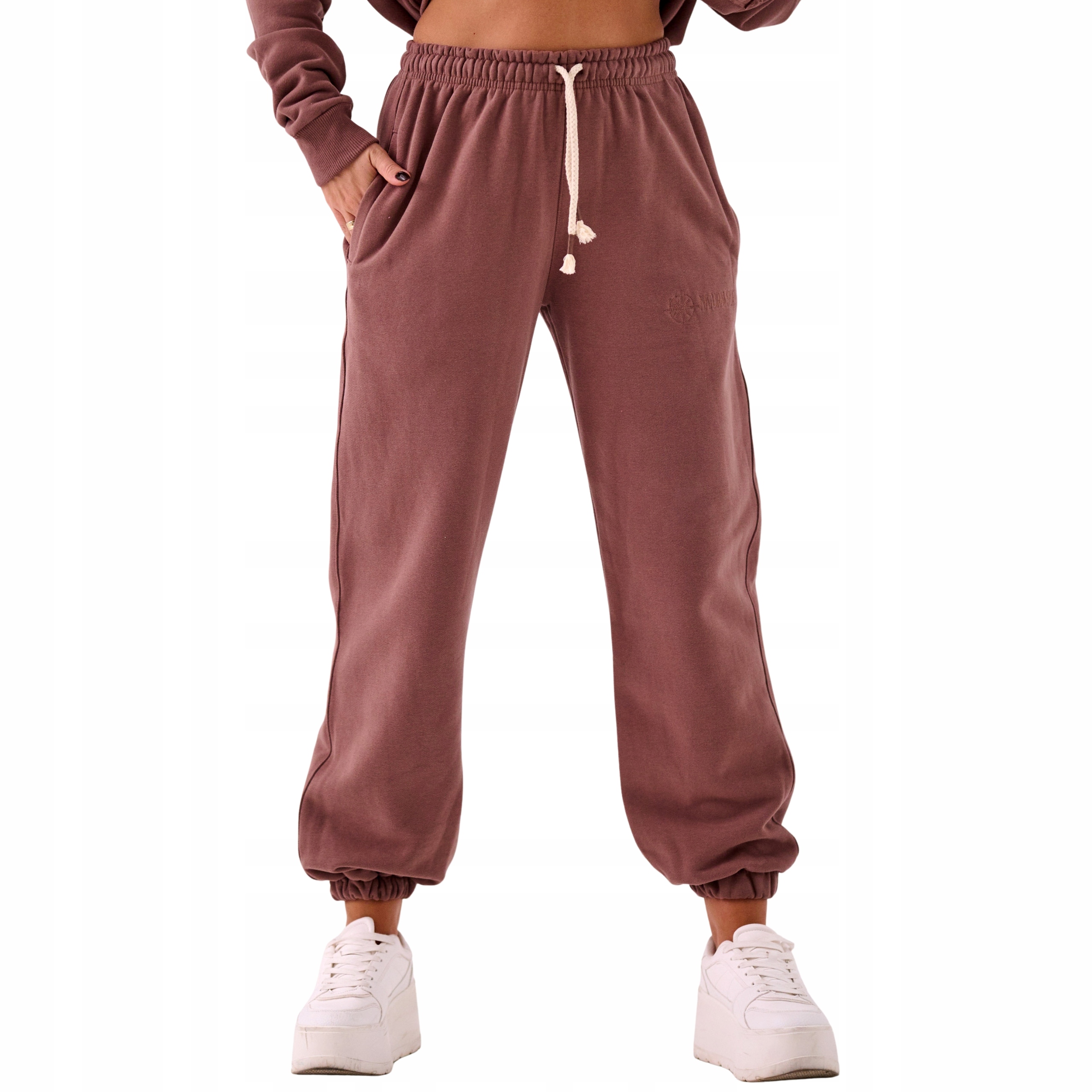 Teplákové kalhoty Premium, dárek , hnědé, Xs/s