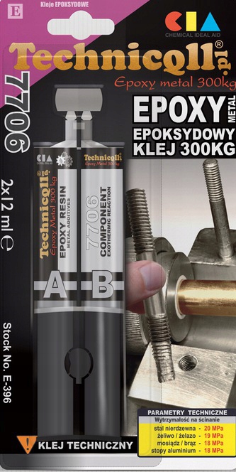 

Klej Metalowy Epoksydowy 300KG Technicqll E-396