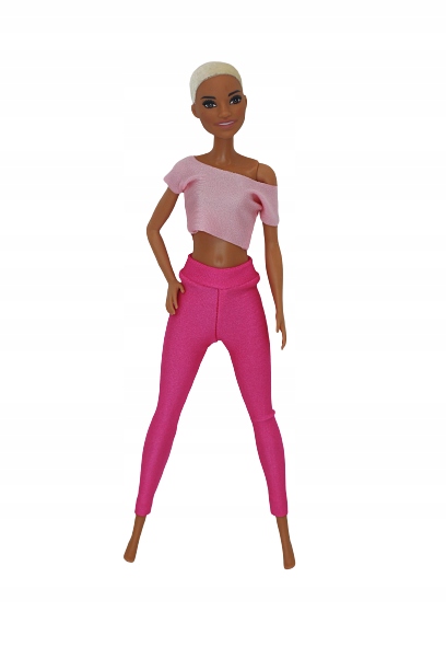 

Ubranka Dla Lalki zestaw ubranek legginsy bluzka