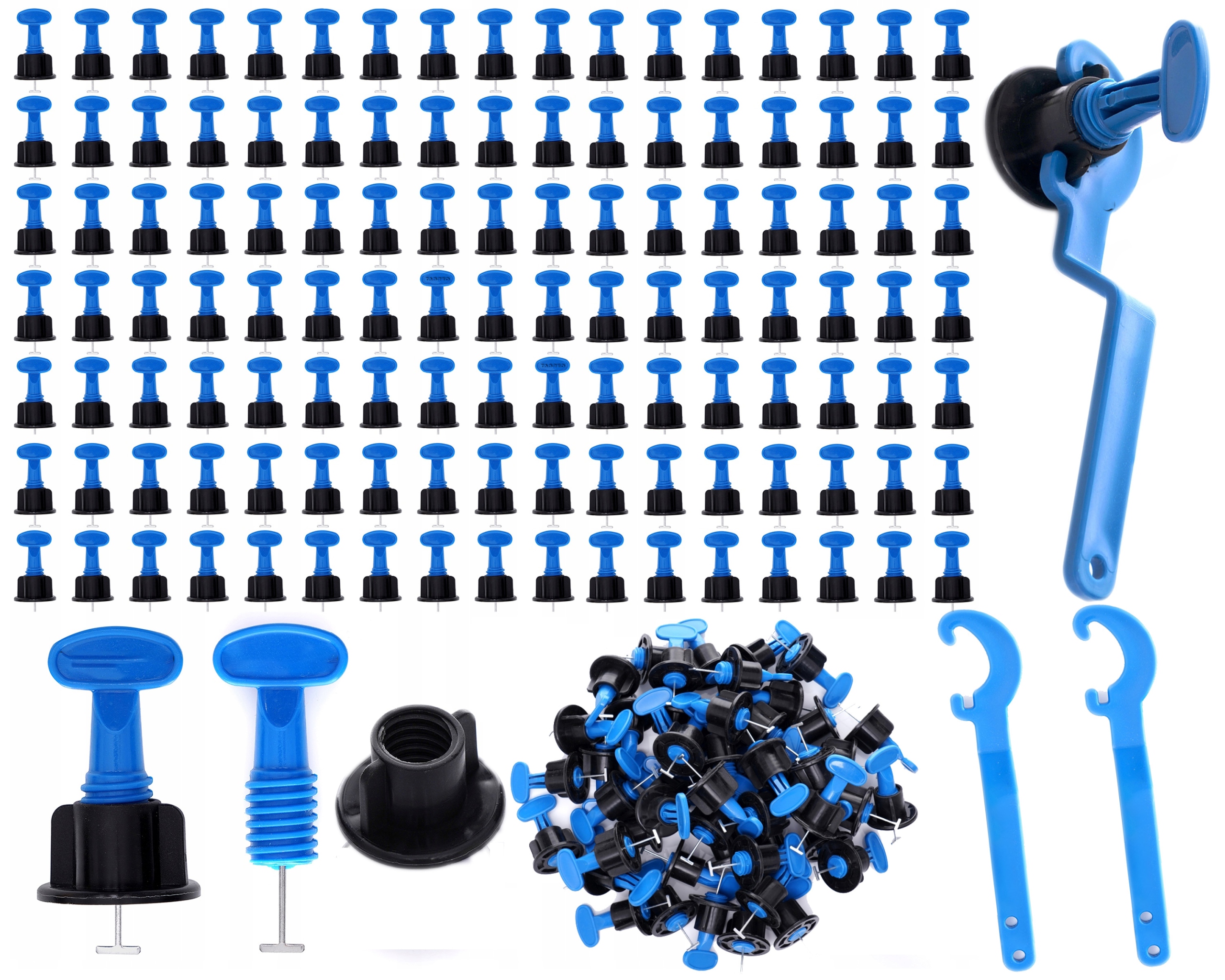 

System Poziomowania płytek Kliny klipsy Uchwyt 100