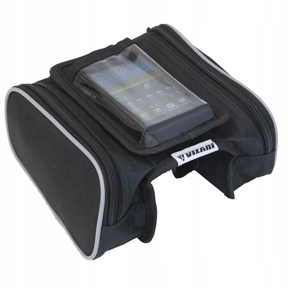 

Sakwa torba rowerowa na ramę z etui na telefon