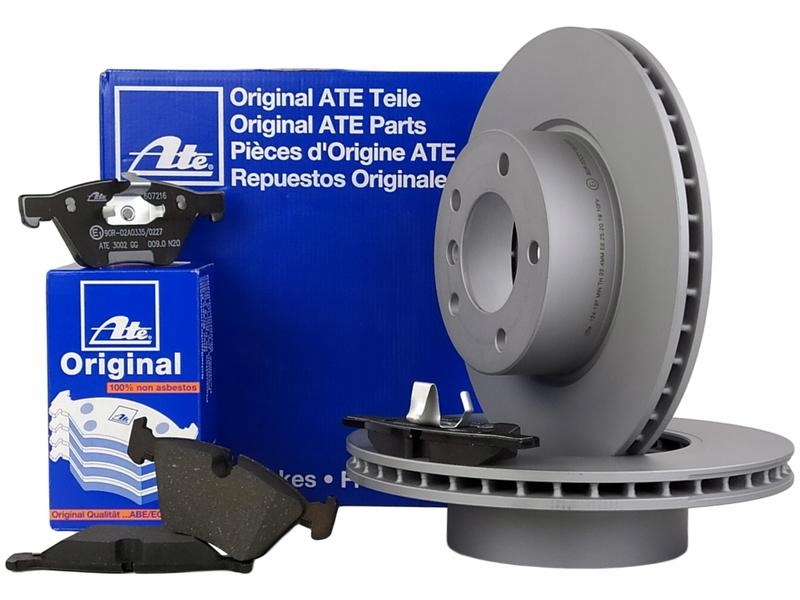 Ate диски + колодки пд BMW 3 E90 E91 E92