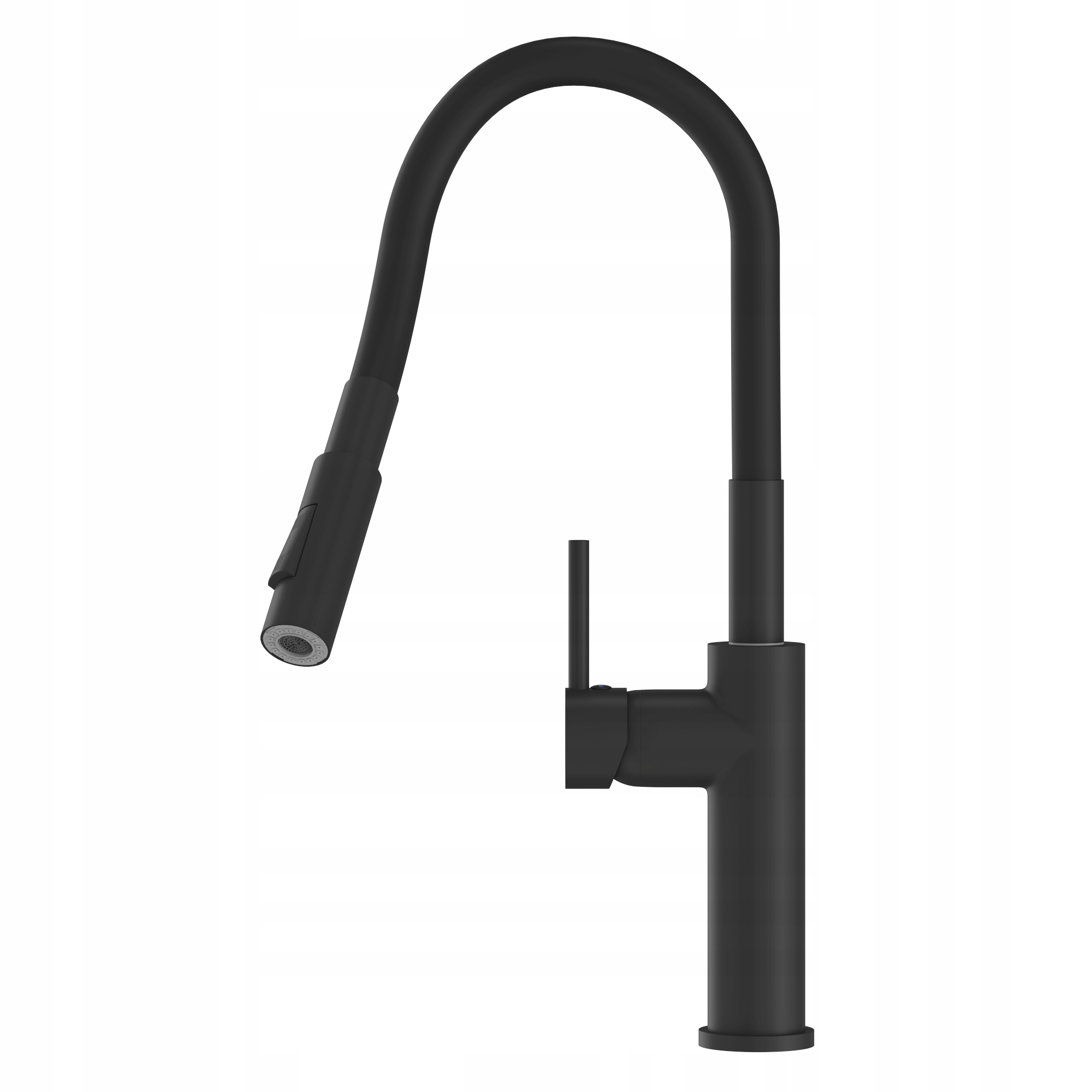 Vysoko Flexibilný Kuchynský Kohútik S Čiernou Kuchynskou Batériou Pre Umývadlo Lonar