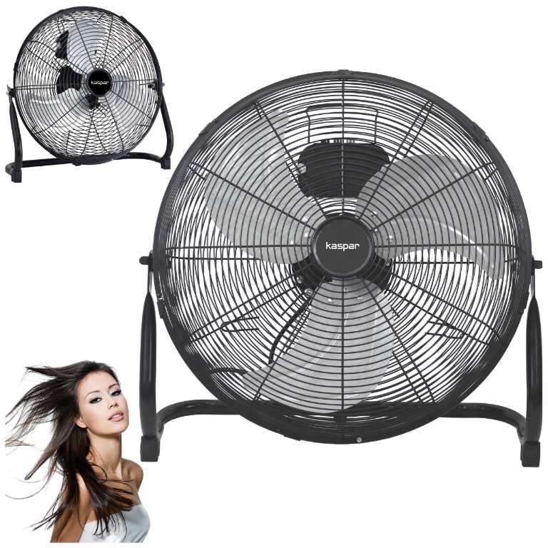 Cirkulátor Ventilátor Ventilátor 200W Čierny Regulácia Výkonu Tichý