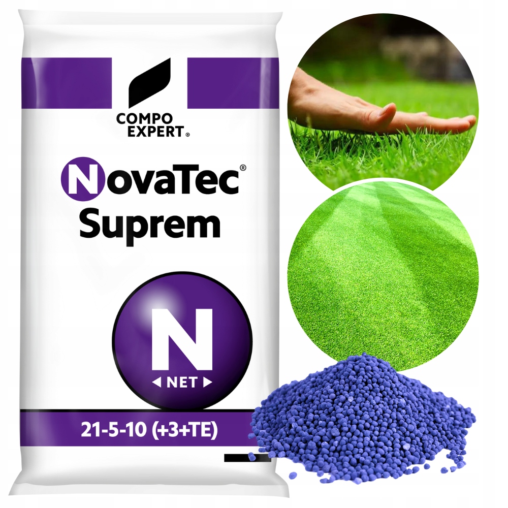 Nawóz Do Trawy Trawnika Compo Expert Novatec Suprem 25KG Azotowy