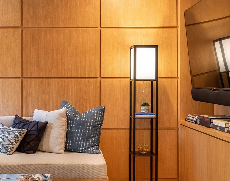 LAMPA STOJĄCA PODŁOGOWA PÓŁKA REGAŁ DO PRZECHOWYWANIA 2 BARWY + ŻARÓWKA EAN (GTIN) 5903991415141