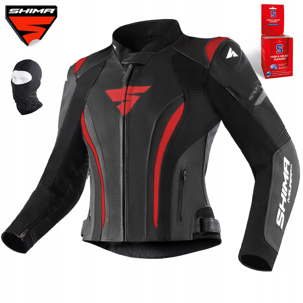 Motocyklová Bunda Shima Miura 2.0 Dámska Kožená Športová Darček