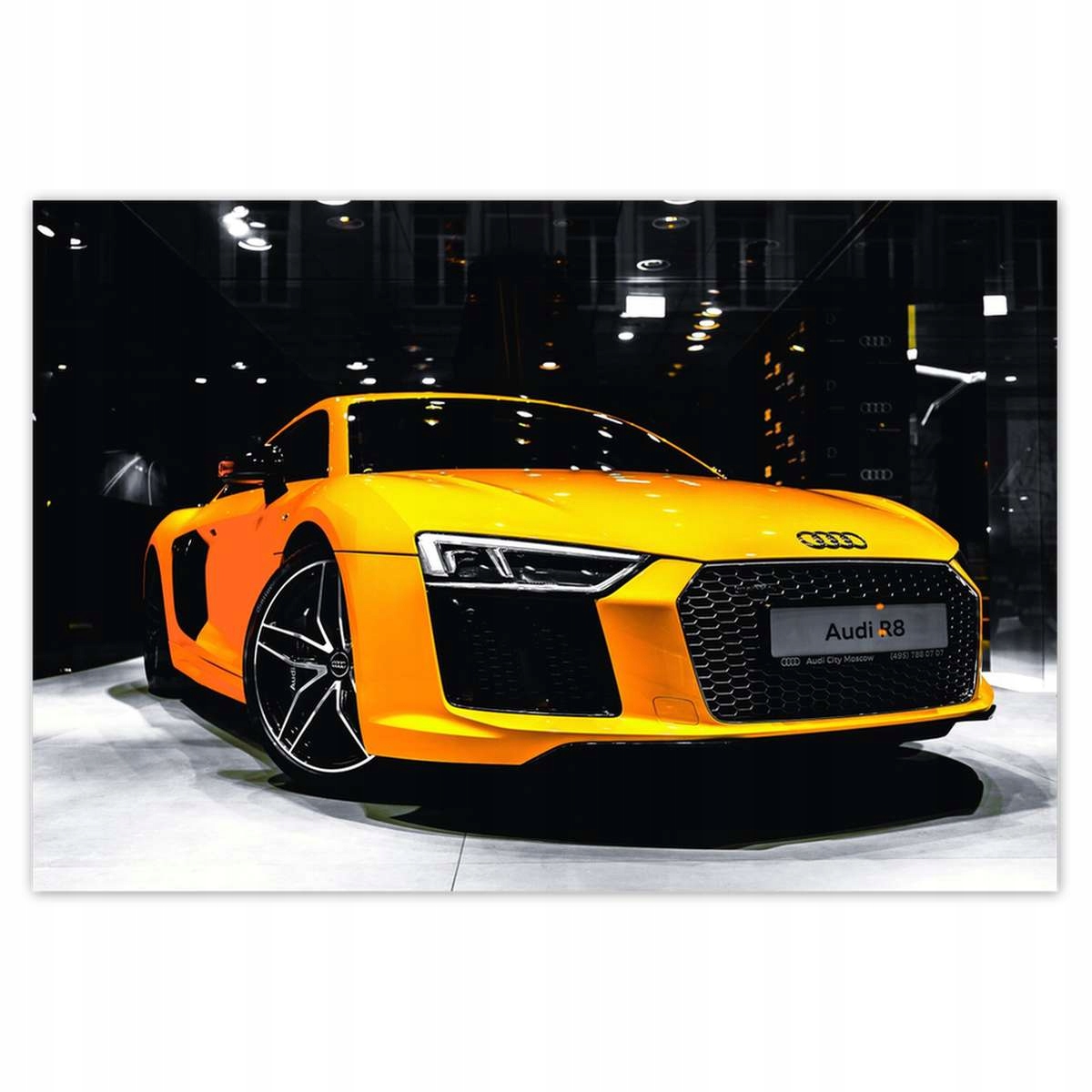 Plakáty 200x135 Žluté Audi R8