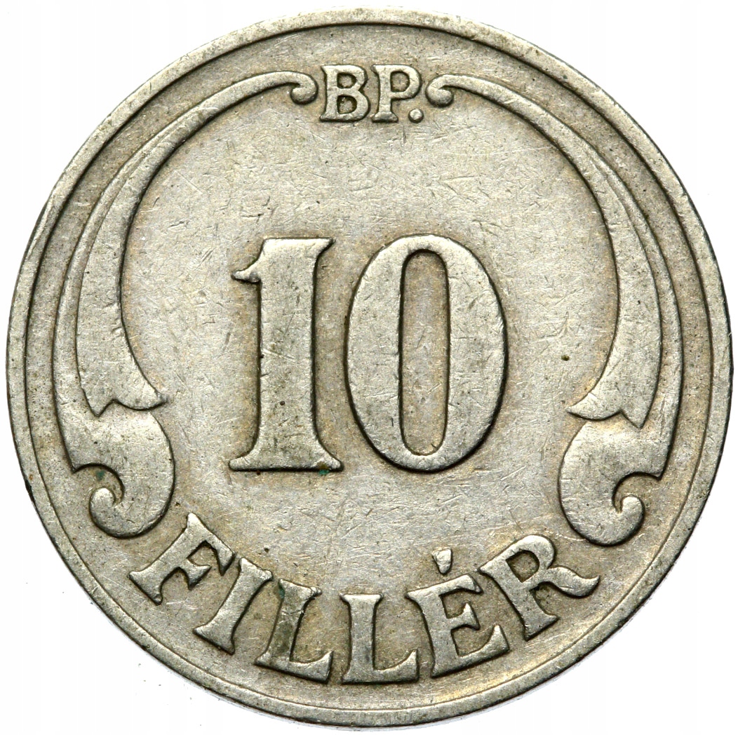 + Węgry - 10 Filler 1927 BP - STAN !