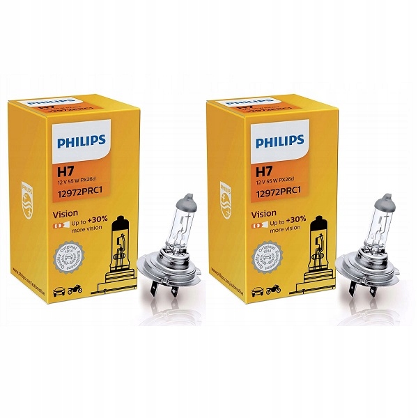 

Philips żarówka H7 12V 55W Vision +30% 2szt