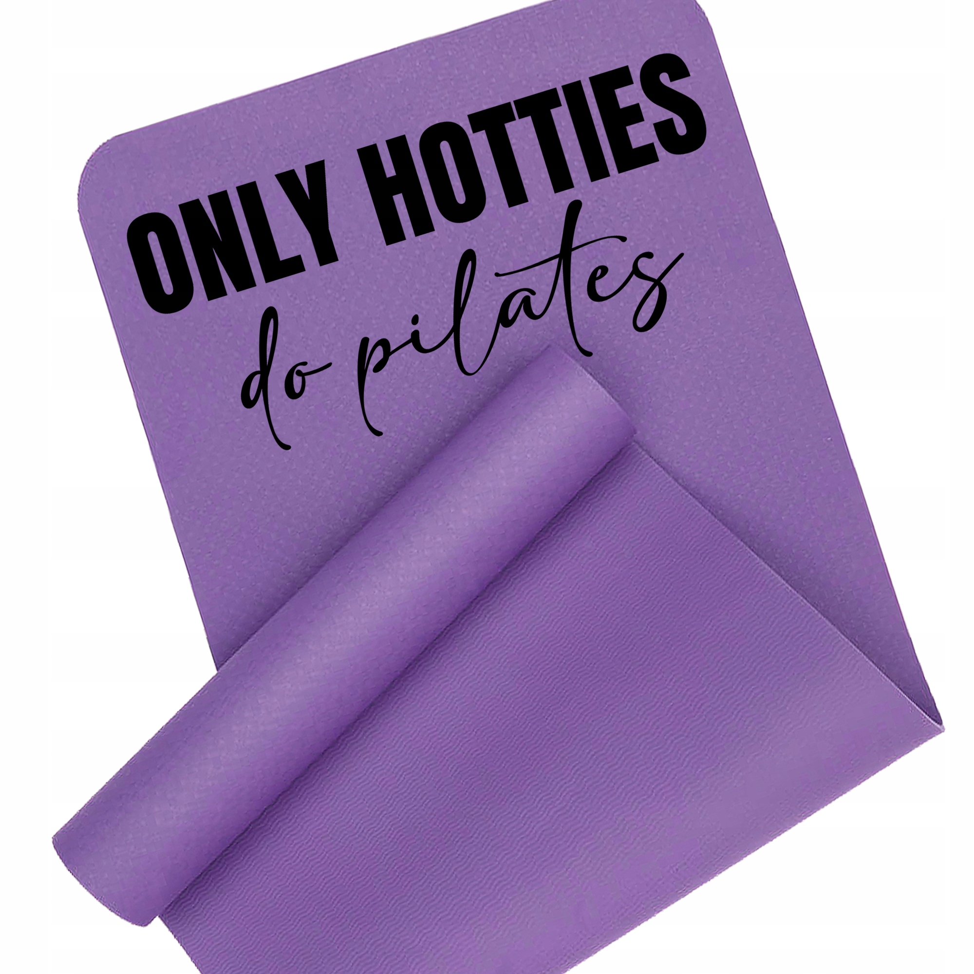 Mata Do Ćwiczeń Joga Fitness Miękka Treningowa 170X60CM Fioletowa Hotties