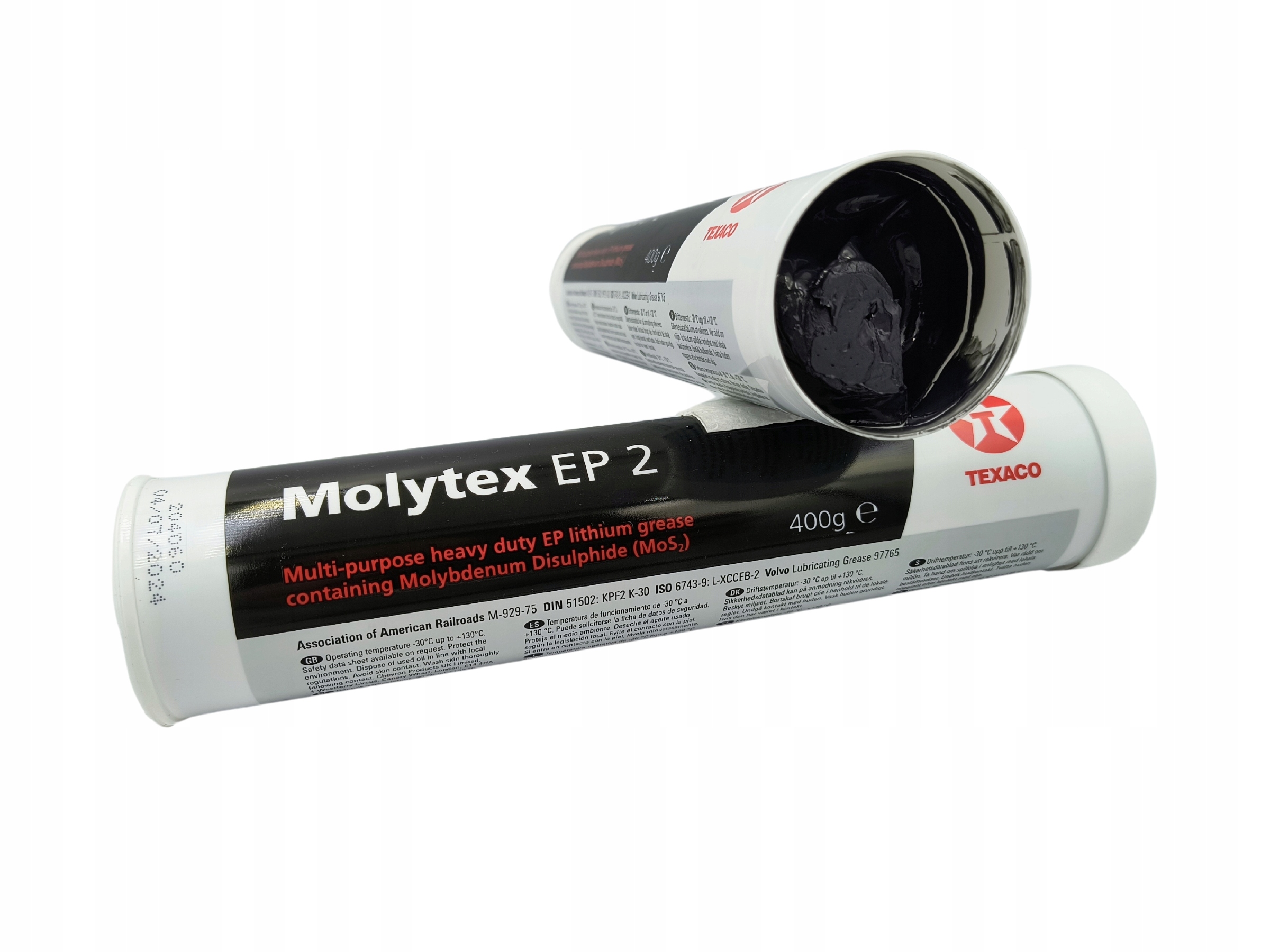 Texaco Molytex EP2 wielofunkcyjny smar z dodatkiem molibdenu Tuba 0.4kg