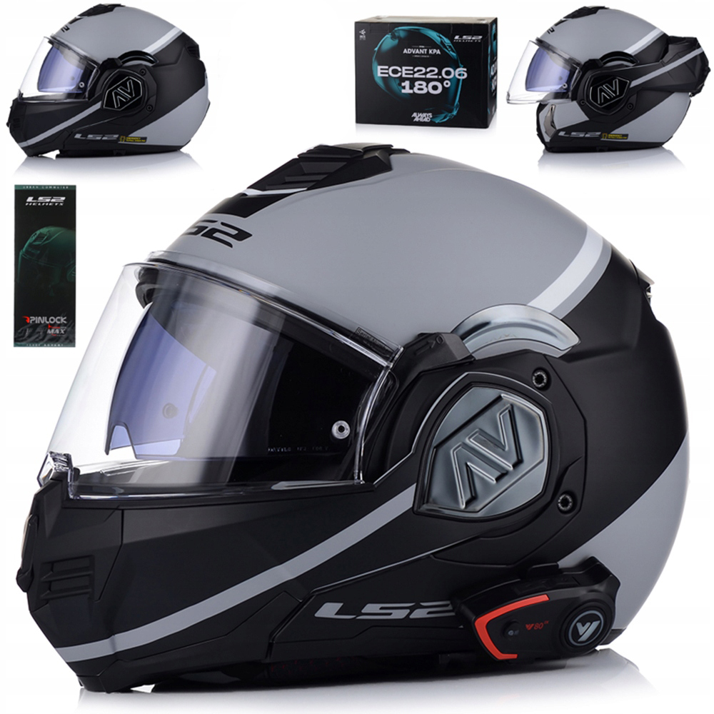 Motocyklová Prilba LS2 FF906 Advant 180° Čeľusťová Pinlock Interkom
