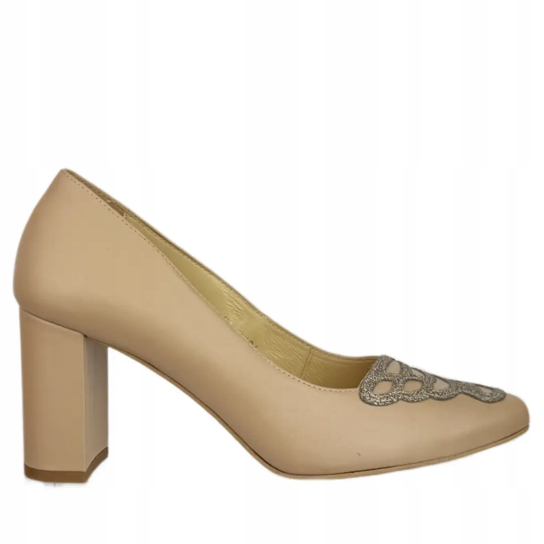 Dámské lodičky Higo 2872 Béžová 344/ZL354 39, Béžová