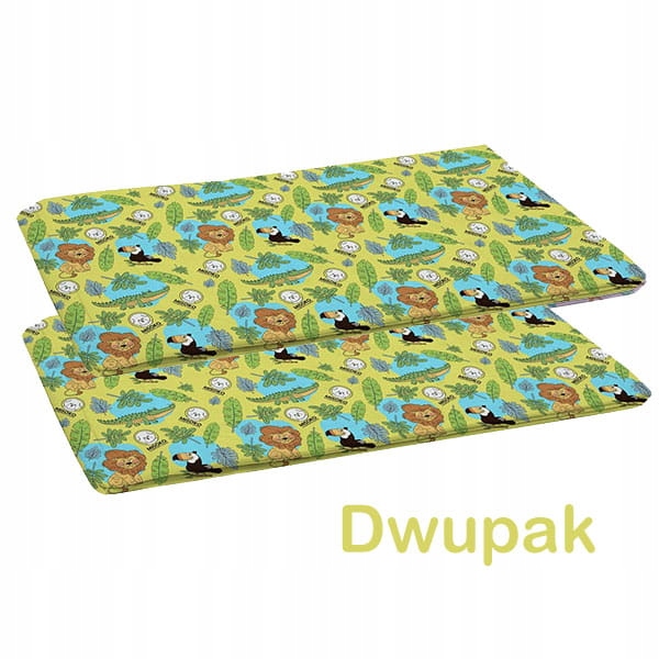 Levně Misoko Vícenásobná podložka 80x140cm Džungle Set 2 Ks