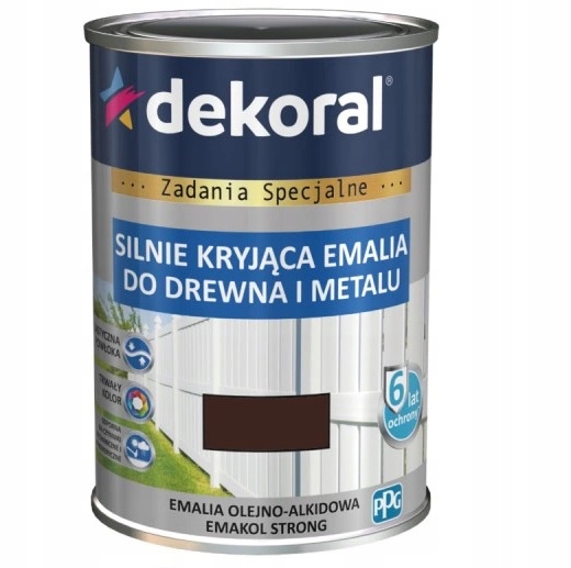 EMALIA "EMAKOL" BRĄZ CIEMNY 0.9L