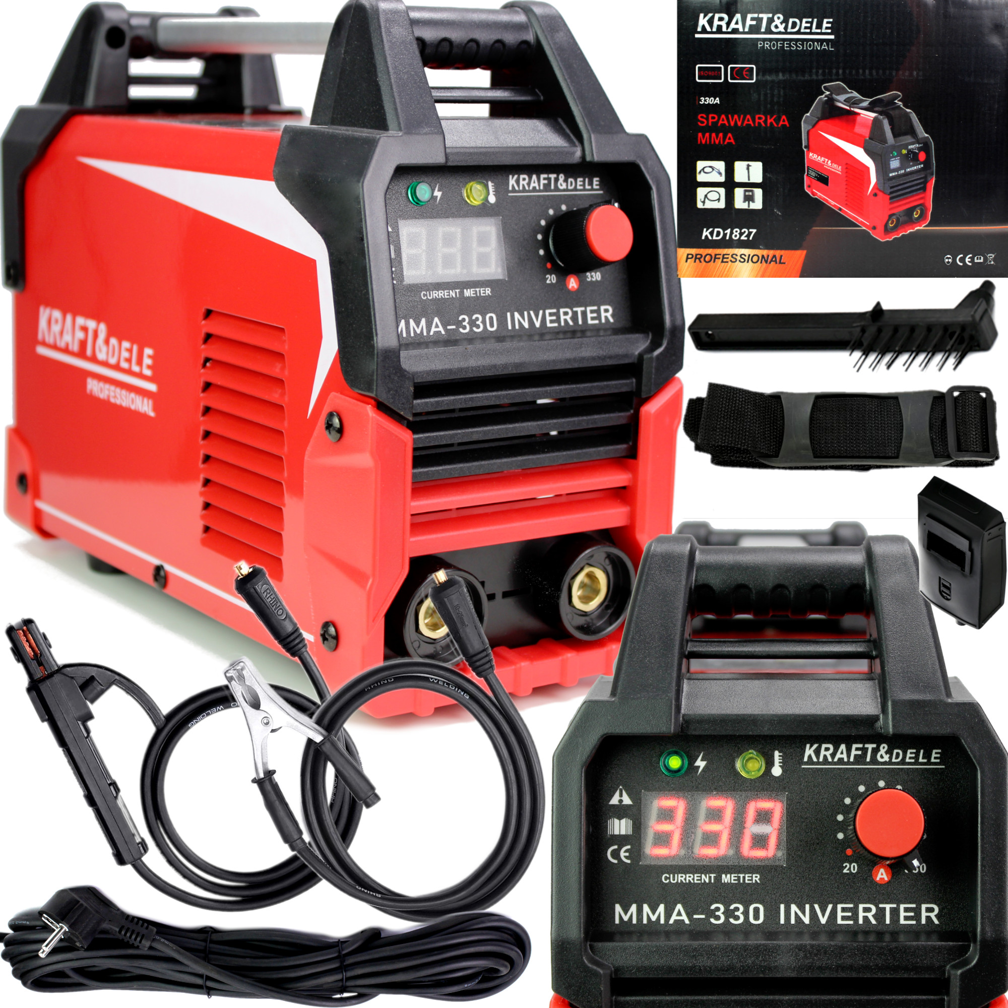 ІНВЕРТОРНИЙ ЗВАРЮВАЛЬНИЙ АПАРАТ IGBT MMA 330A LCD