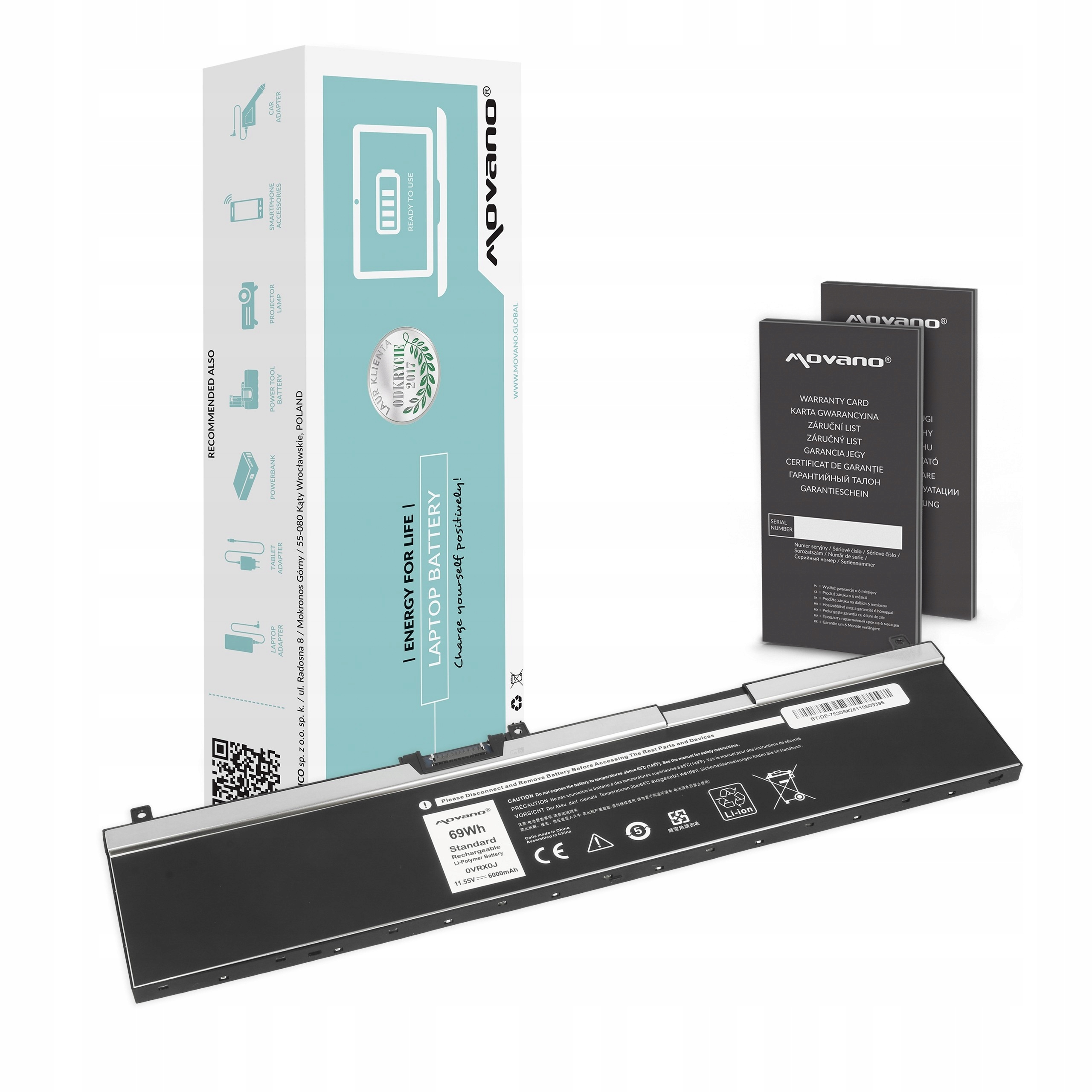 Batéria Movano pre Dell Precision 7530, 7540, 7730 Nyfjh (6000 mAh)