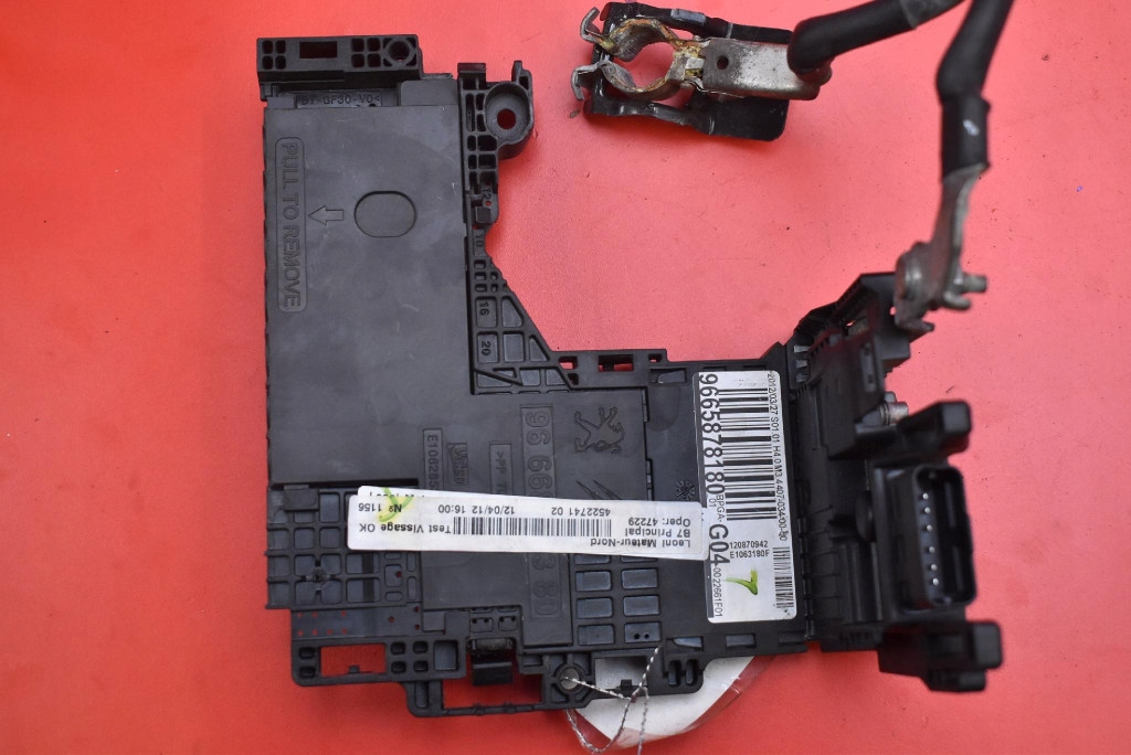 control unit voltage module 9665878180 CITROEN C4 2 II 1.6 VTI 120 KM 10-17