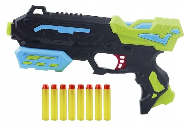 PISTOLET NA STRZAŁKI PIANKOWE KOLT NABOJE WYRZUTNI