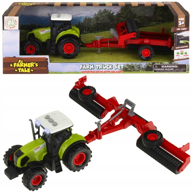 

Traktor Brony Przyczepa Wały Farma Światło Dźwięk