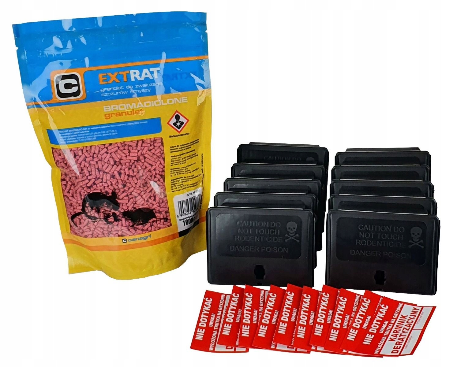 

Zestaw na myszy stacja deratyzacyjna, granulat