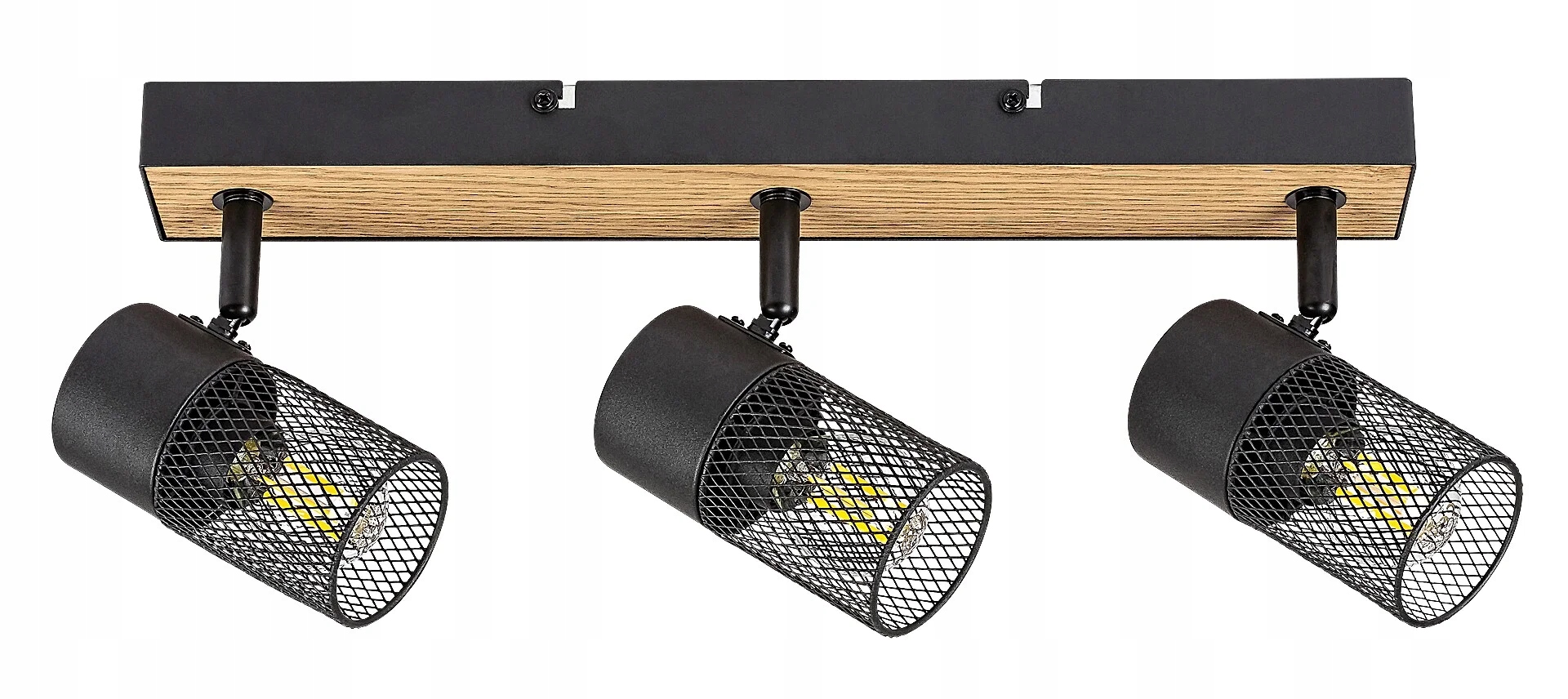 Rabalux Osvětlovací lišta 3xE14 40W Dub/Černá Metta