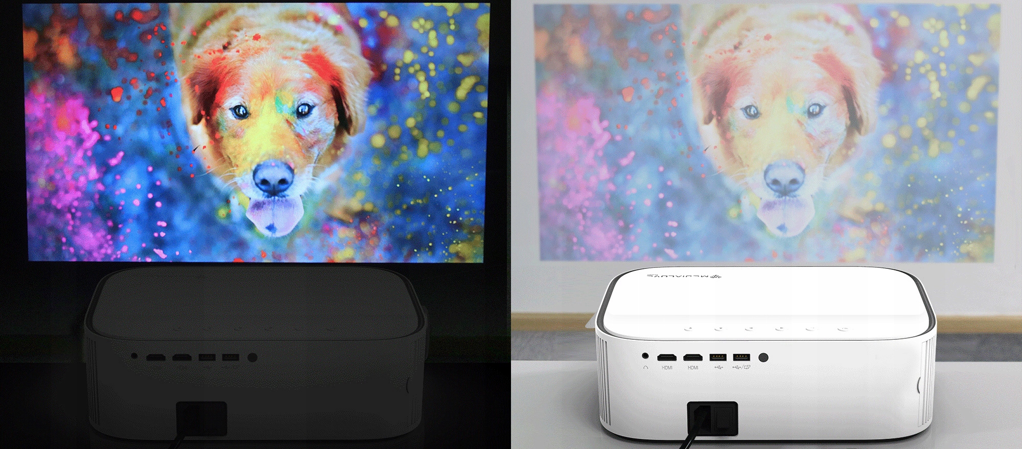 Projektor rzutnik Led Full Hd 4K Autofocus Auto keystone Android Klawiatura Rozdzielczość podstawowa (px) 1920 x 1080